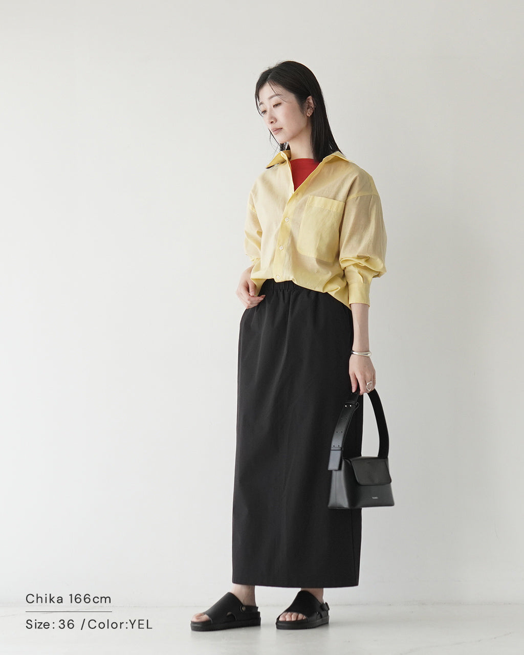 【アウトレット!30%OFF】nicholson&nicholson ニコルソン アンド ニコルソン レギュラーカラーシャツ CLEA-SILK 長袖 ブラウス コットン シルク カシュクール 2WAY シャンブレー リラックスフィット レイヤード 日本製【送料無料】
