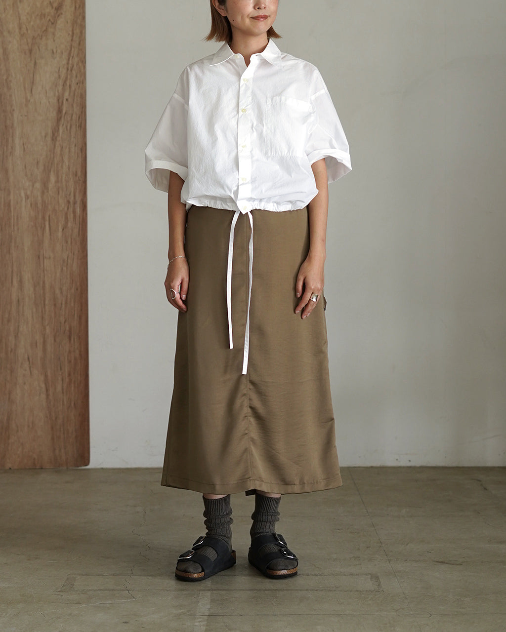 「LINDA-W」 REGULAR COLLAR SHIRT【先行予約】【2026年4月下旬頃入荷予定】