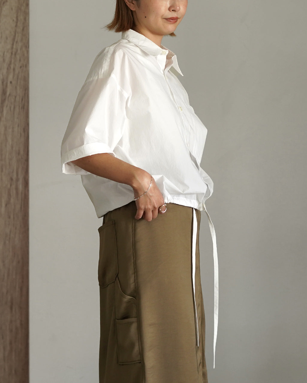 「LINDA-W」 REGULAR COLLAR SHIRT【先行予約】【2026年4月下旬頃入荷予定】