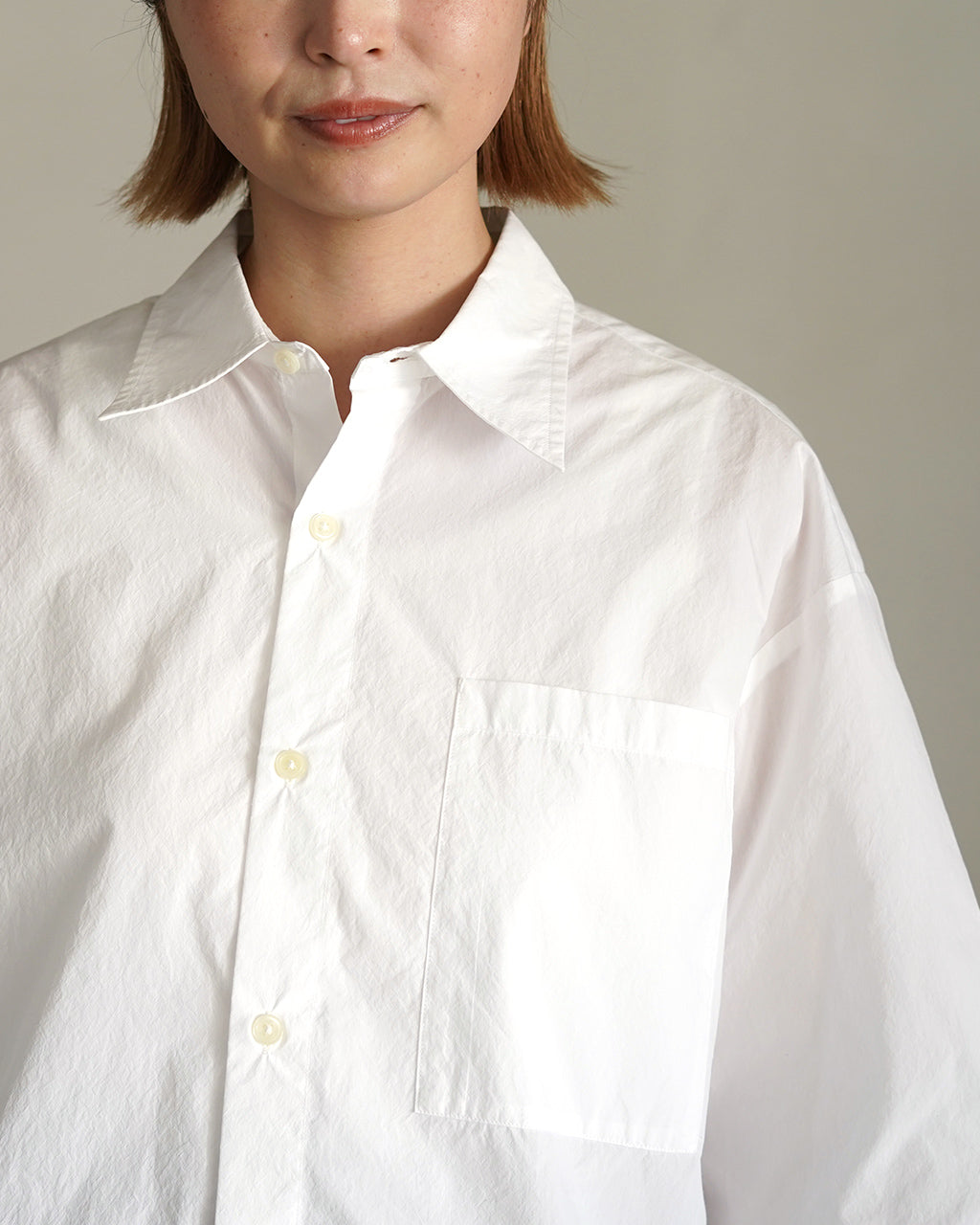 「LINDA-W」 REGULAR COLLAR SHIRT【先行予約】【2026年4月下旬頃入荷予定】