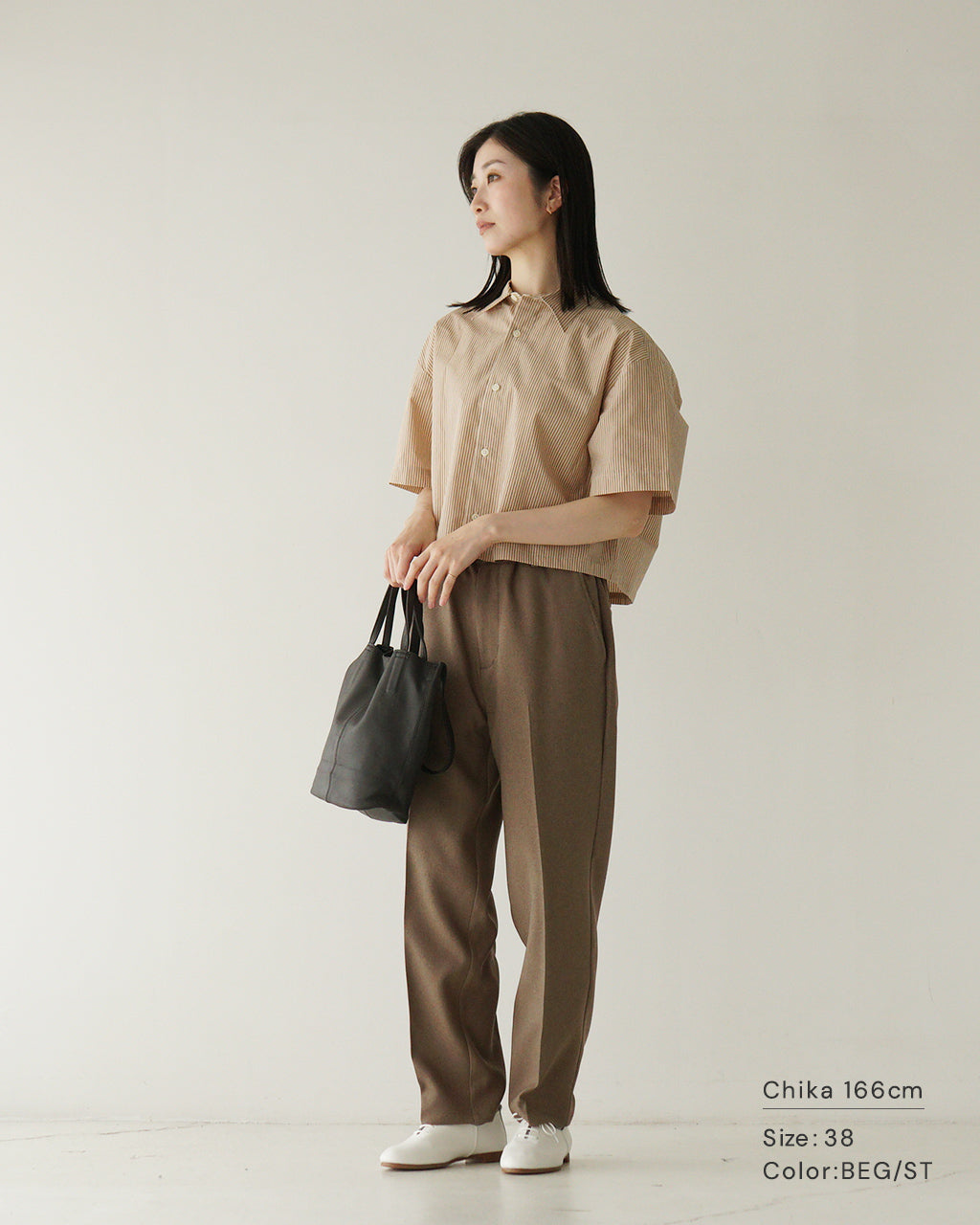 【SALE!40%OFF】ショート丈 半袖 ボタンシャツ ODETTE-Ws ドライタッチ レイヤード シャツ ショート丈