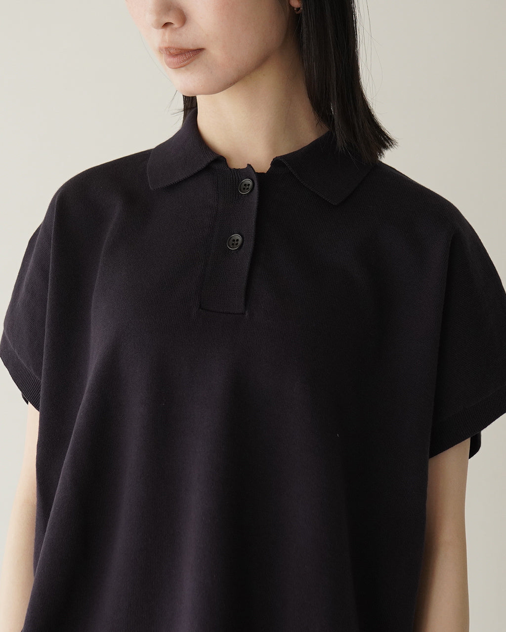 【SALE!20%OFF】半袖 ポロニット ACE ノースリーブ 襟付き