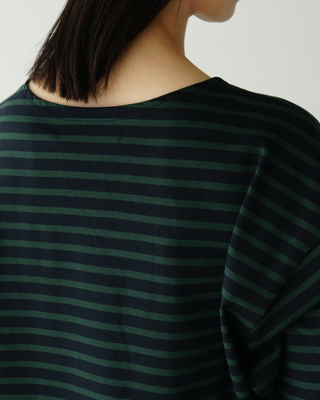 【アウトレット!30%OFF】nicholson&nicholson ニコルソン アンド ニコルソン ボートネック 長袖 Tシャツ COAST コースト カットソー ボーダーソリッド バスクシャツ