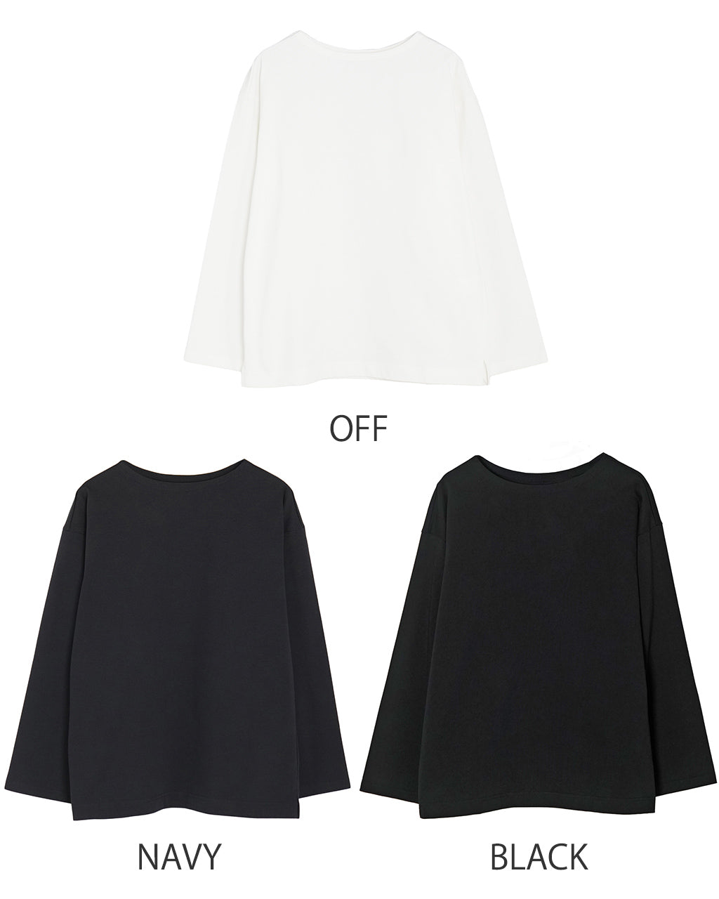 【アウトレット!30%OFF】nicholson&nicholson ニコルソン アンド ニコルソン ボートネック 長袖 Tシャツ COAST コースト カットソー ボーダーソリッド バスクシャツ