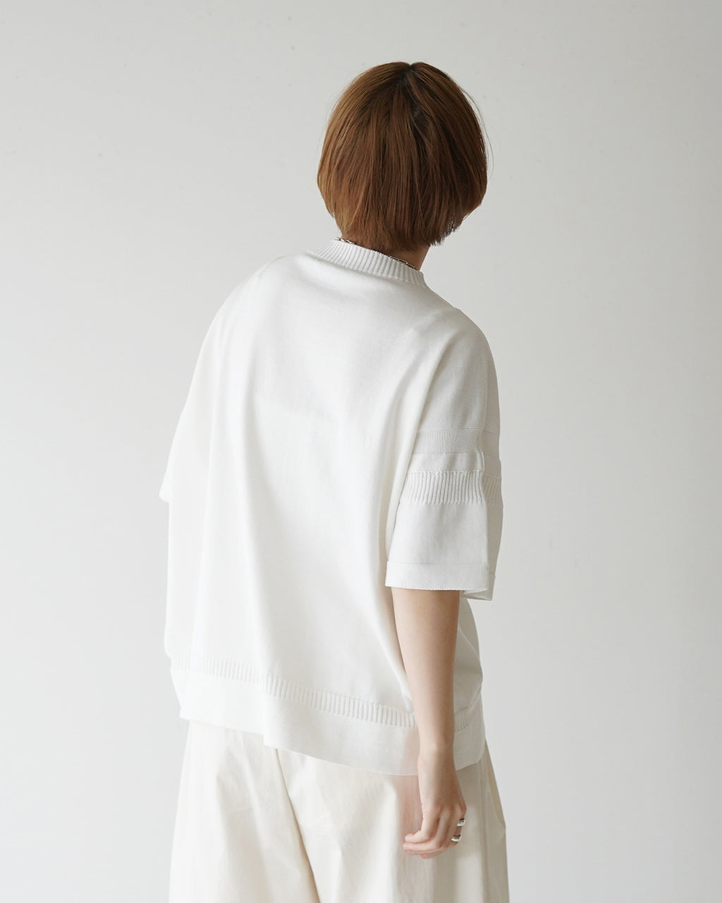 【SALE!40%OFF】半袖 ニットプルオーバー ISLAND アイランド オーガニックコットン