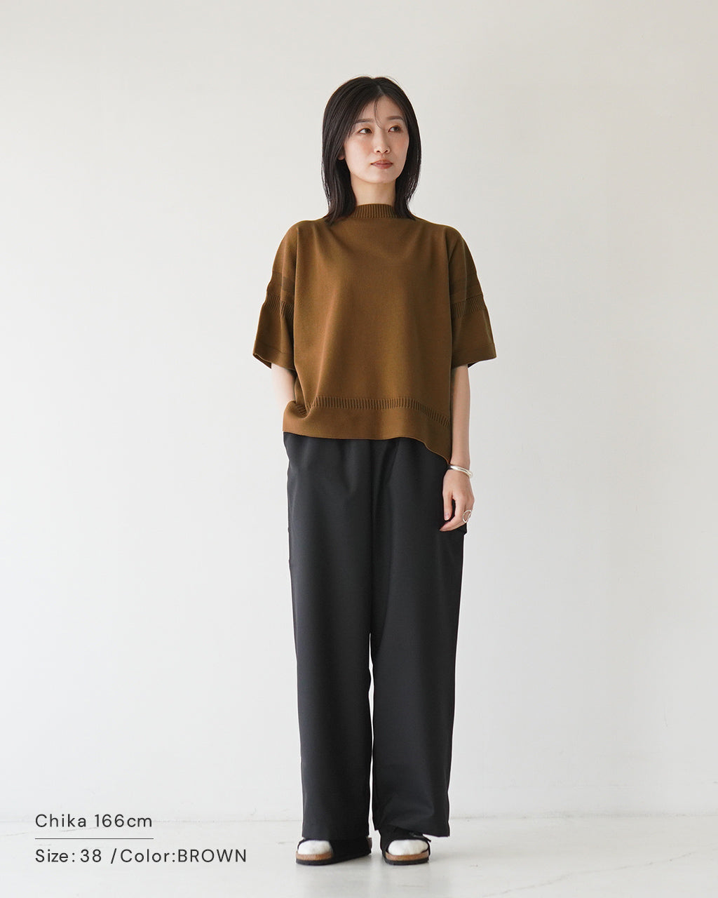 【SALE!40%OFF】半袖 ニットプルオーバー ISLAND アイランド オーガニックコットン