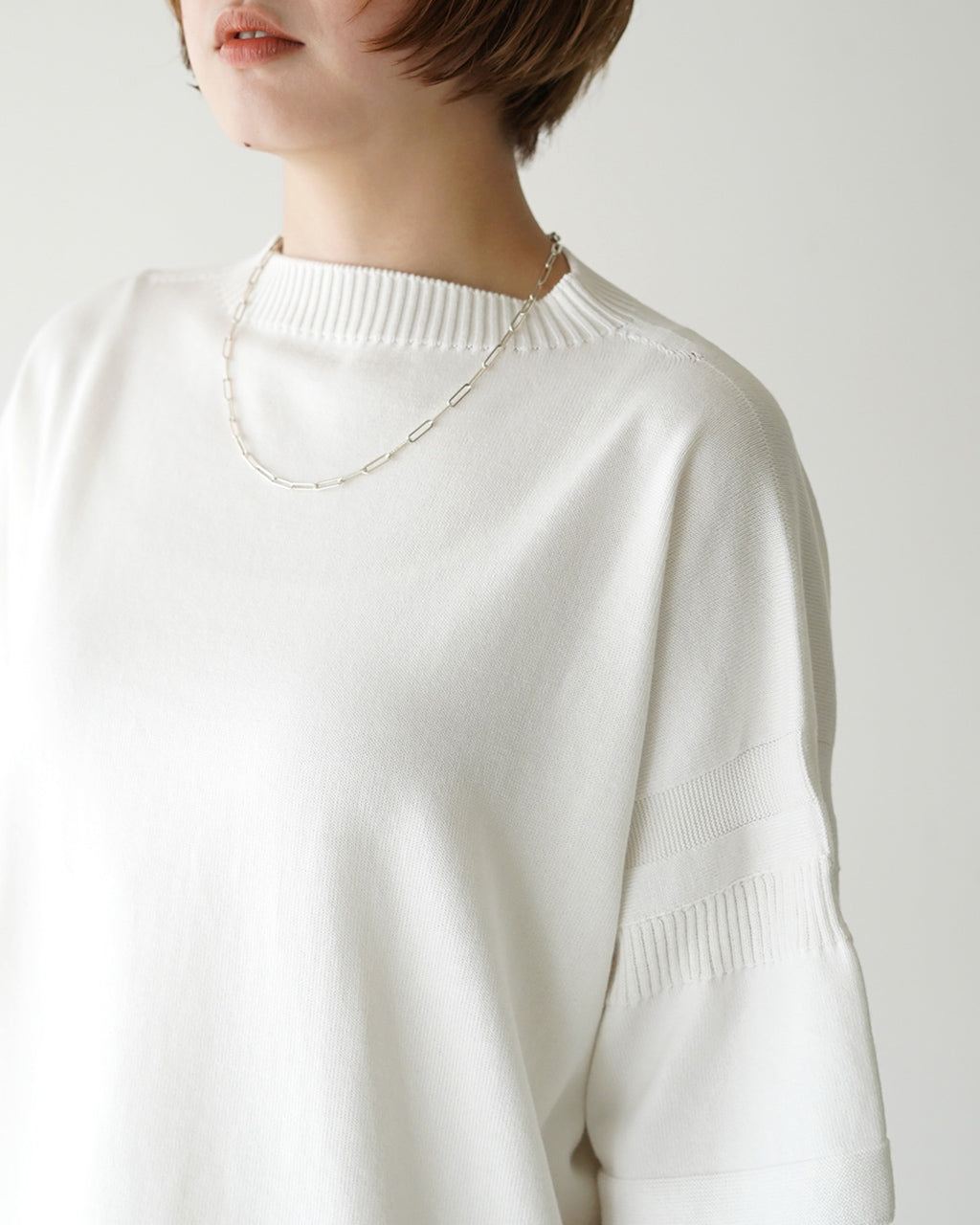 【SALE!40%OFF】半袖 ニットプルオーバー ISLAND アイランド オーガニックコットン