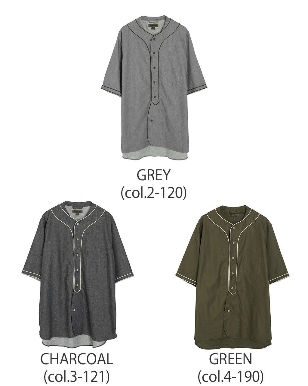 【SALE!30%OFF】ベースボールシャツ ショートスリーブ TYPE2 BASEBALL SHIRT S/S TYPE2 半袖 80500011002