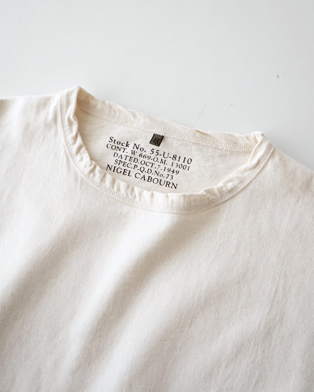 Nigel Cabourn 나이젤·케이본 9.5 온스 40s USMC 롱 슬리브 셔츠 9.5oz 40s USMC L/S SHIRT 컷소우 80480020030【쿠폰 대상외】【무료우송】