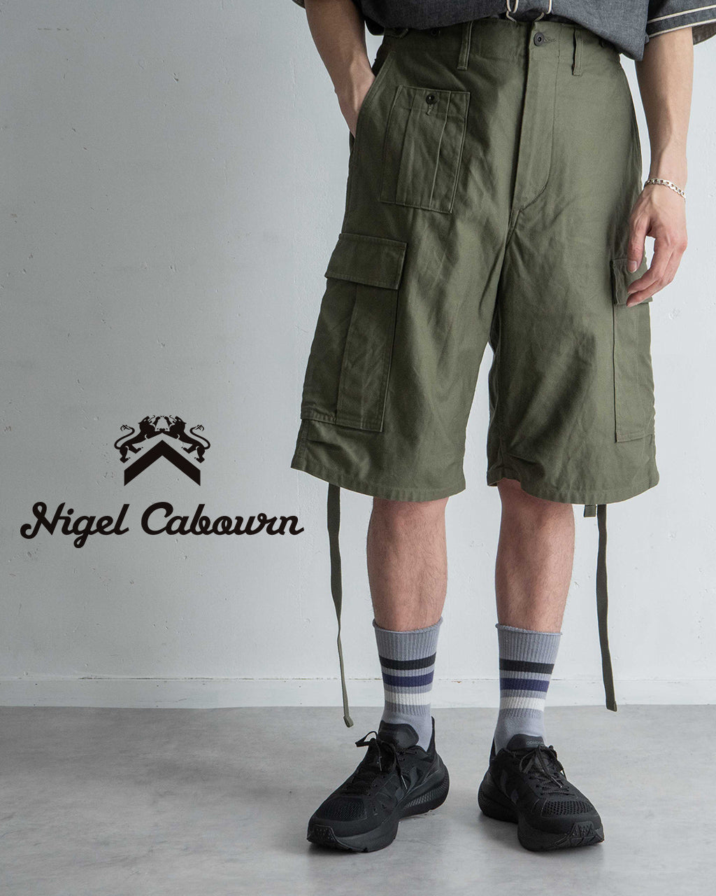 【アウトレット!20%OFF】Nigel Cabourn ナイジェル・ケーボン ショートパンツ アーミーカーゴショーツ 軍パン ARMY CARGO SHORT 80500051012【送料無料】