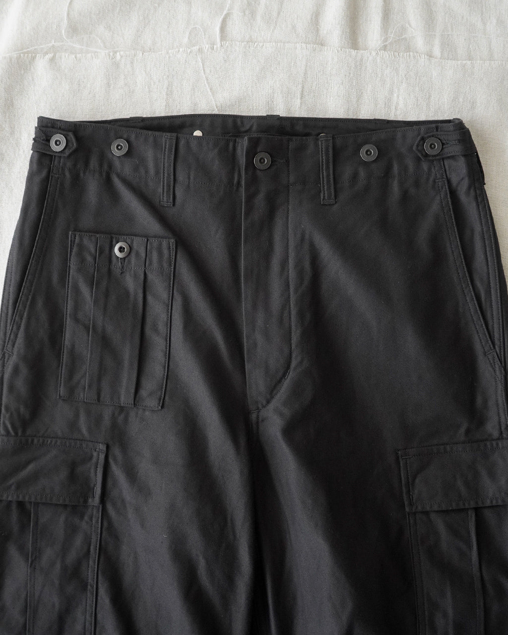 Nigel Cabourn ARMY CARGO PANT BLACK 80510050112