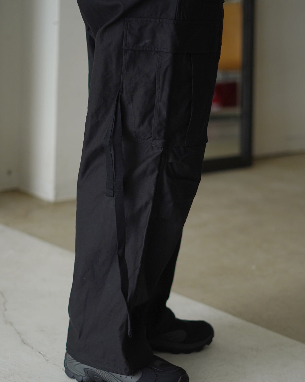 Nigel Cabourn ARMY CARGO PANT BLACK 80510050112