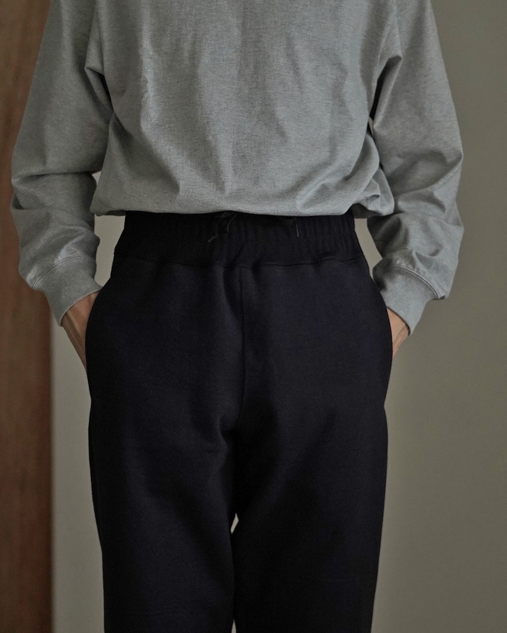 40s MILITARY SWEAT PANTS BLACK - 20.5oz 80510050140