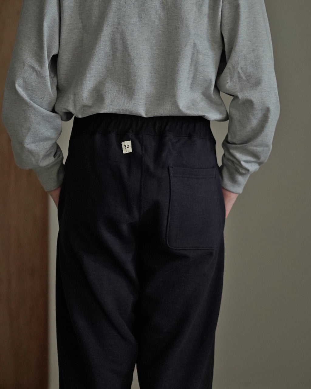 40s MILITARY SWEAT PANTS BLACK - 20.5oz 80510050140