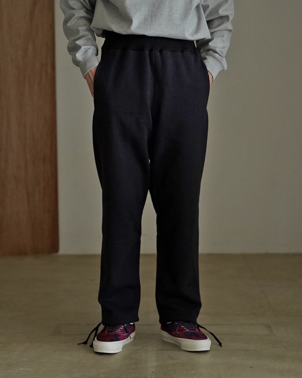 40s MILITARY SWEAT PANTS BLACK - 20.5oz 80510050140