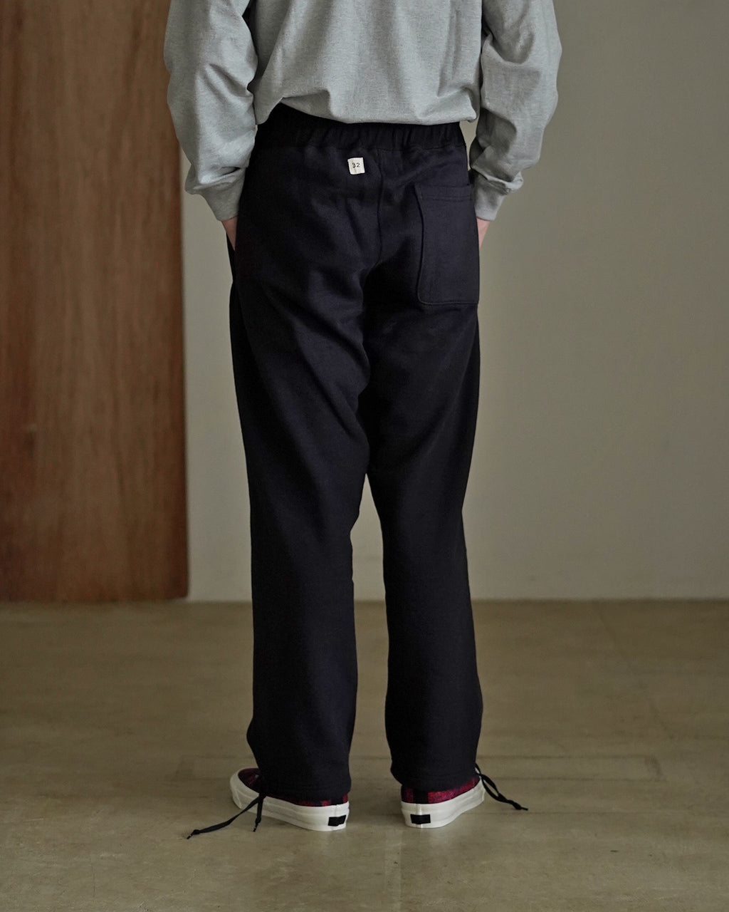40s MILITARY SWEAT PANTS BLACK - 20.5oz 80510050140