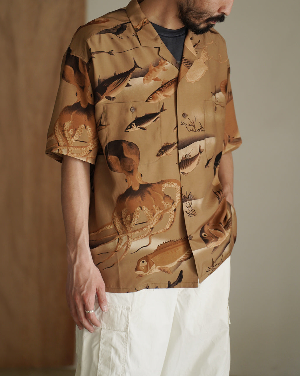 Nigel Cabourn ナイジェル・ケーボン ALOHA SHIRT GYOGUN アロハシャツ 