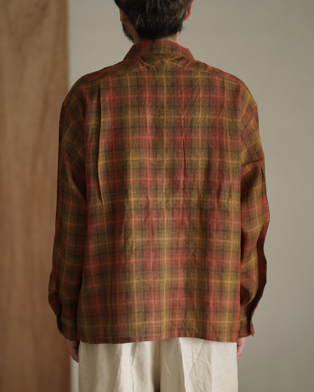 Nigel Cabourn FRENCH CHORE JACKET HEMP CHECK フレンチ チョアジャケット ヘンプ チェック|Crouka(クローカ)