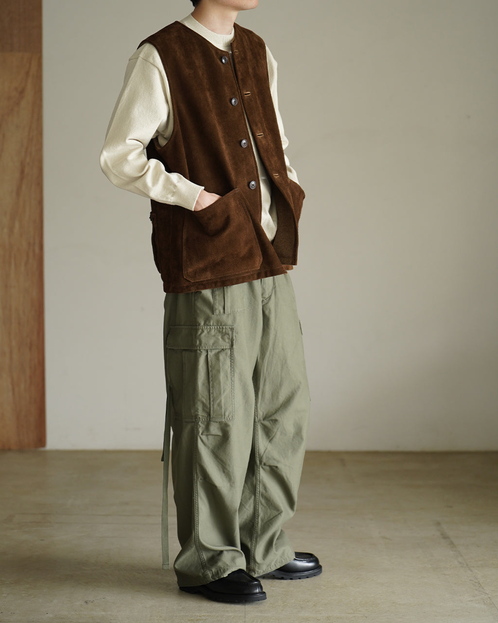 JERKIN VEST SUEDE REV 80530090002