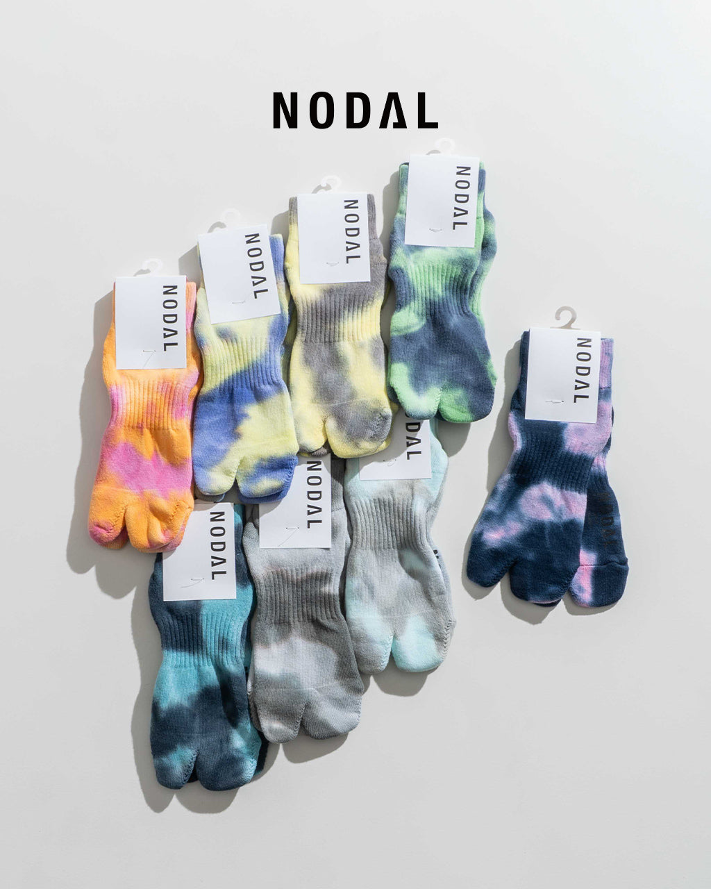 Tie Dye Ankle Socks タイダイ アンクルソックス 足袋 靴下 ND22X001【メール便可】