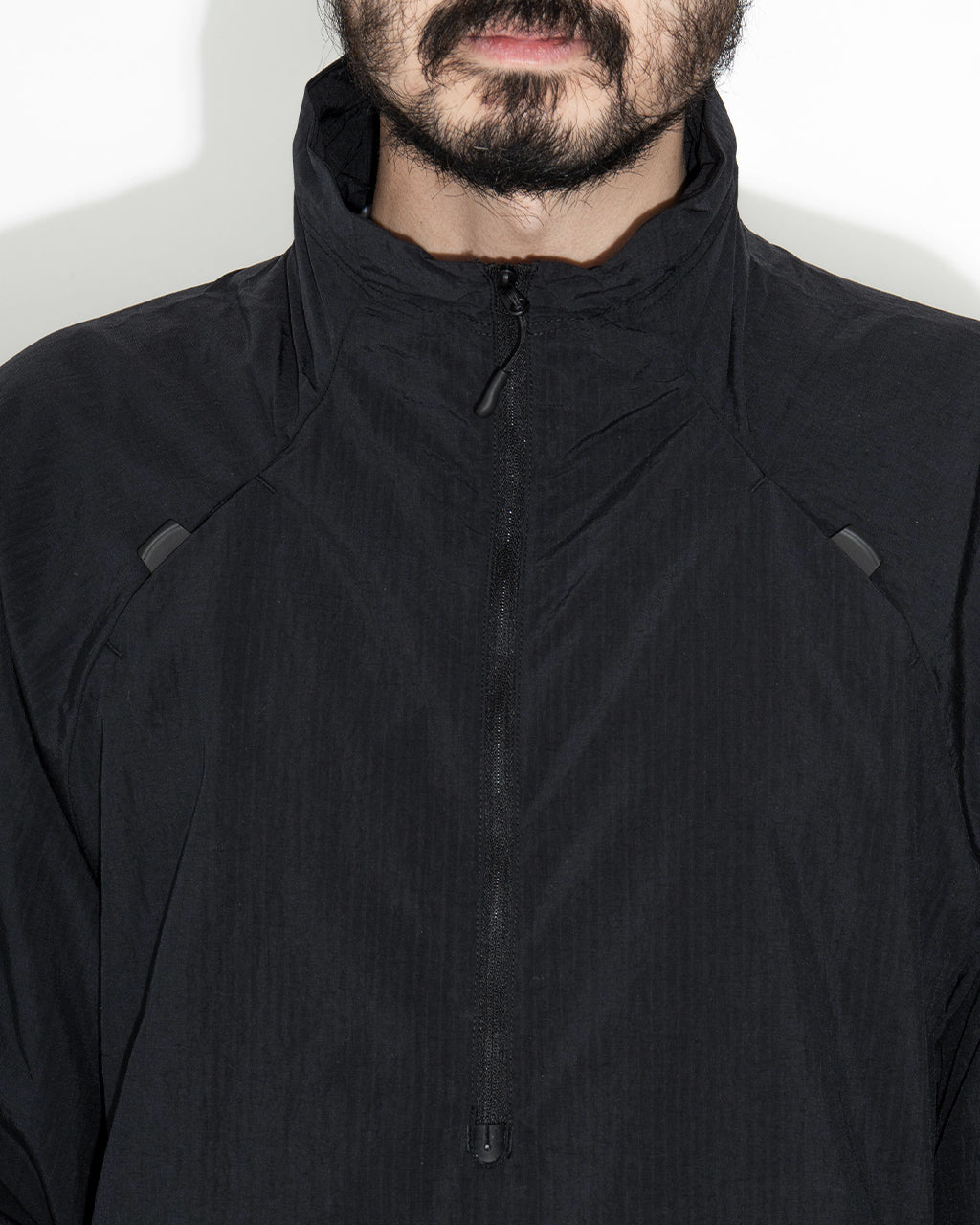 【SALE!20%OFF】300 BLOUSON ハーフジップ ブルゾン アノラック プルオーバー アウター リップストップナイロン 撥水 軽量 NEX24-J01