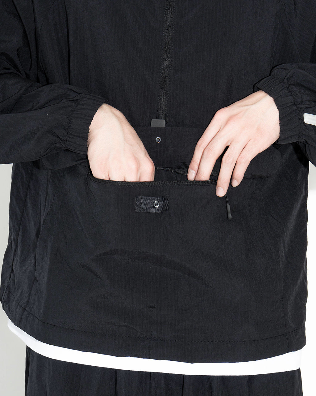 【SALE!20%OFF】300 BLOUSON ハーフジップ ブルゾン アノラック プルオーバー アウター リップストップナイロン 撥水 軽量 NEX24-J01
