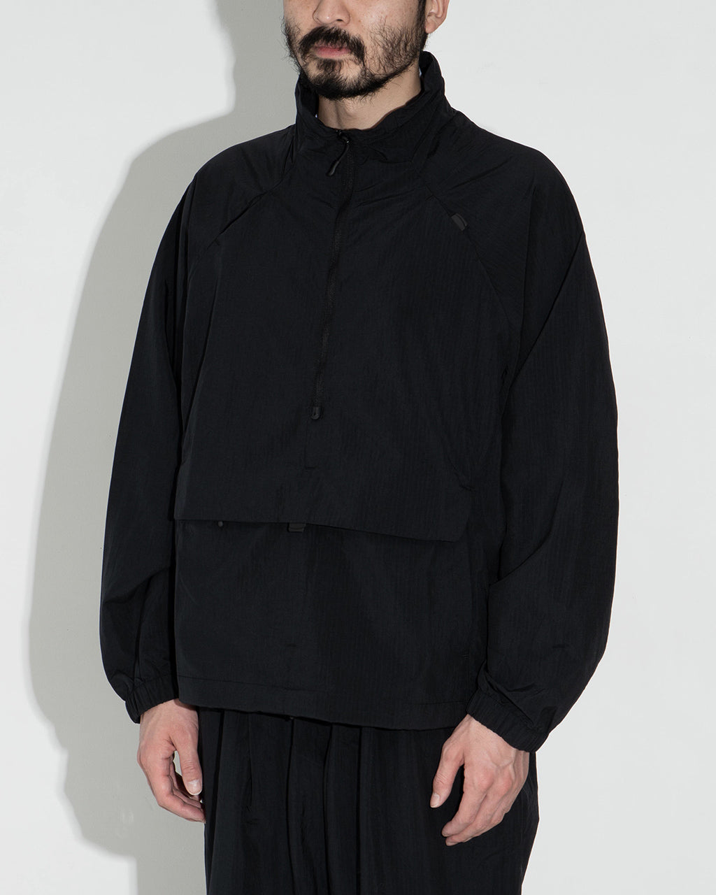 【SALE!20%OFF】300 BLOUSON ハーフジップ ブルゾン アノラック プルオーバー アウター リップストップナイロン 撥水 軽量 NEX24-J01