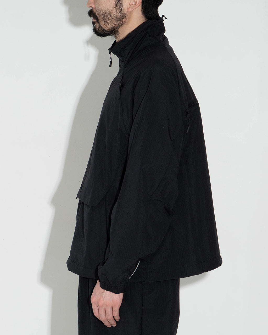 【SALE!20%OFF】300 BLOUSON ハーフジップ ブルゾン アノラック プルオーバー アウター リップストップナイロン 撥水 軽量 NEX24-J01
