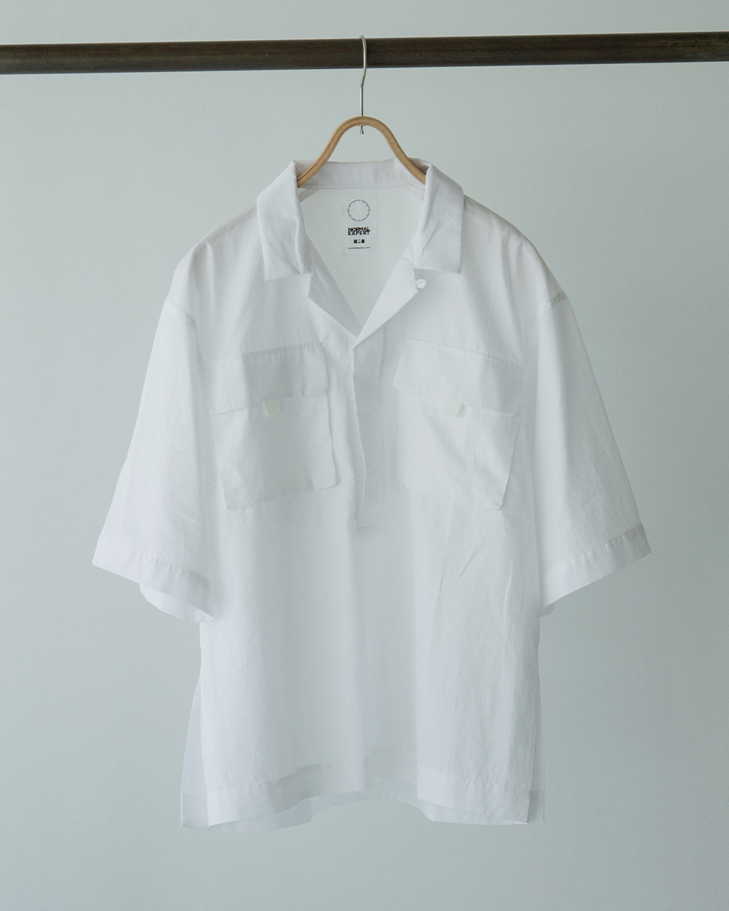 \早得24時間限定ポイント10倍/NORMAL EXPERT ノーマルエキスパート 65 SHIRT 半袖シャツ オープンカラー 半袖 プルオーバー NEX24-Y01【送料無料】
