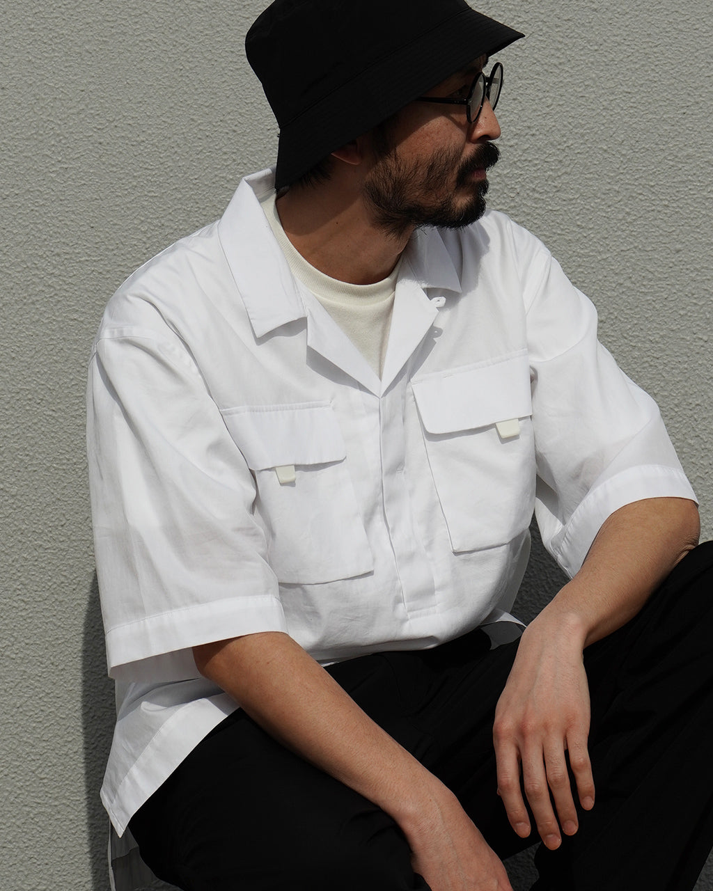 \早得24時間限定ポイント10倍/NORMAL EXPERT ノーマルエキスパート 65 SHIRT 半袖シャツ オープンカラー 半袖 プルオーバー NEX24-Y01【送料無料】