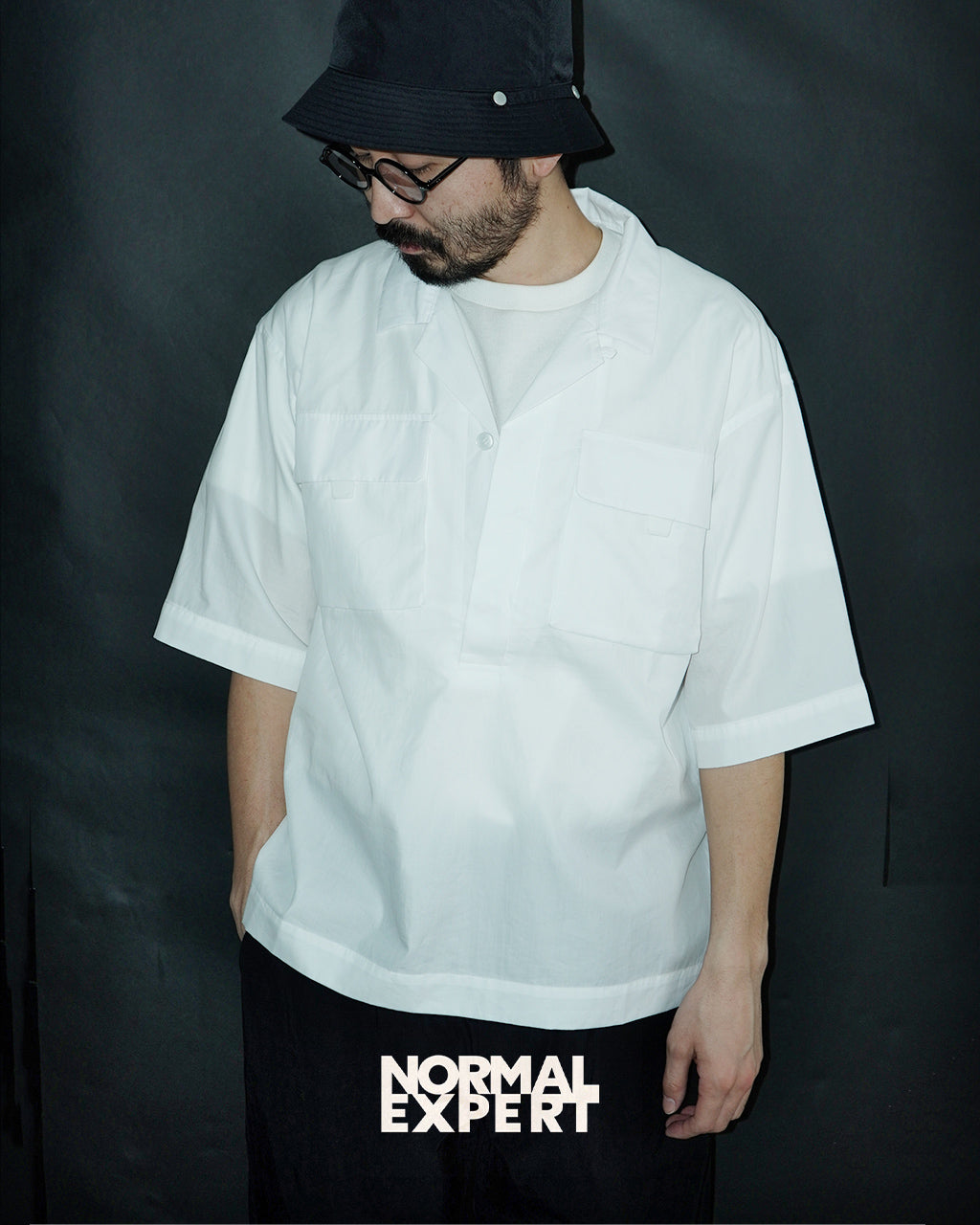 65 SHIRT 半袖シャツ オープンカラー 半袖 プルオーバー NEX24-Y01