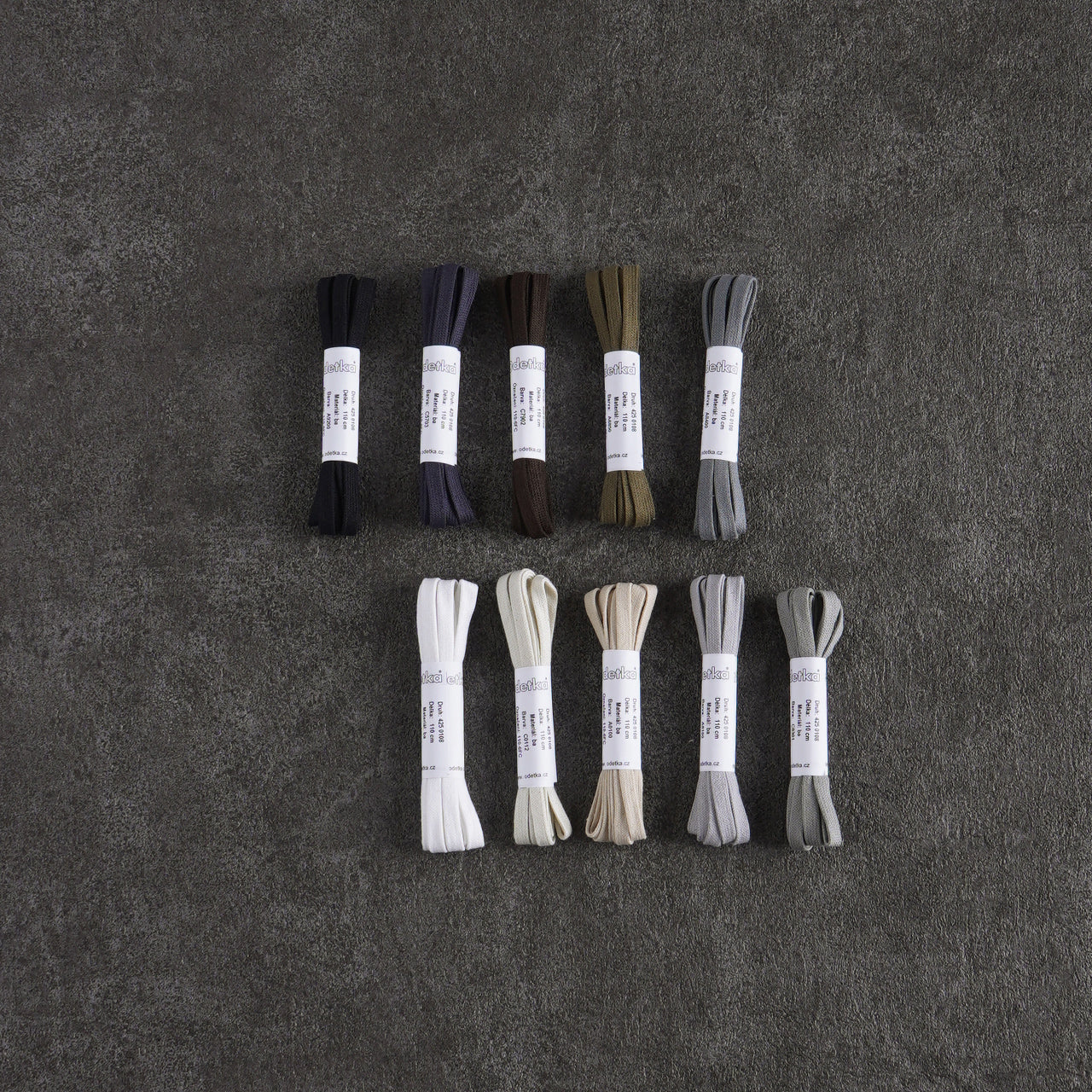 shoe laces 6mm 110-6FC