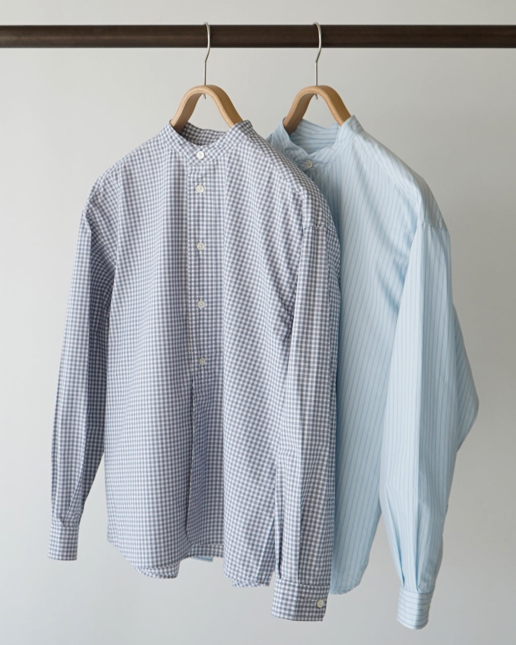 \GW限定!クーポン10%OFF/ORCIVAL オーシバル バンドカラーシャツ Typewriter Band Collar Shirt 長袖 オーバーサイズ コットンタイプライター OR-B0273 TYS【送料無料】