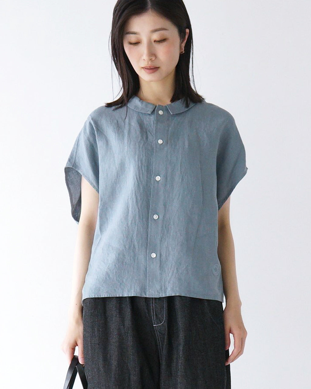 \早得24時間限定ポイント10倍/ORCIVAL オーシバル ノースリーブシャツ SLEEVELESS SHIRT カットソー リネン ブラウス OR-B0360 YLM【送料無料】
