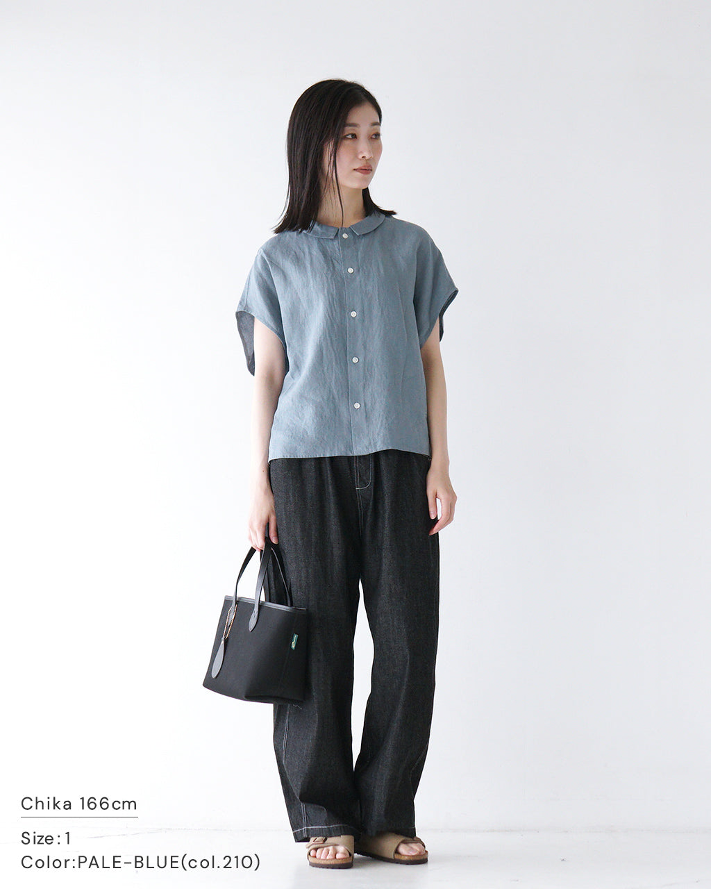\早得24時間限定ポイント10倍/ORCIVAL オーシバル ノースリーブシャツ SLEEVELESS SHIRT カットソー リネン ブラウス OR-B0360 YLM【送料無料】