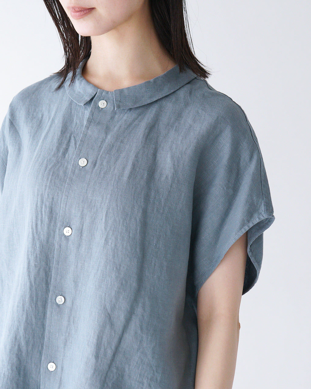 \早得24時間限定ポイント10倍/ORCIVAL オーシバル ノースリーブシャツ SLEEVELESS SHIRT カットソー リネン ブラウス OR-B0360 YLM【送料無料】