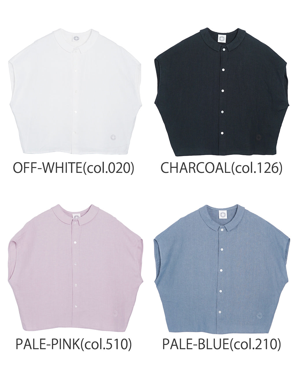 \早得24時間限定ポイント10倍/ORCIVAL オーシバル ノースリーブシャツ SLEEVELESS SHIRT カットソー リネン ブラウス OR-B0360 YLM【送料無料】