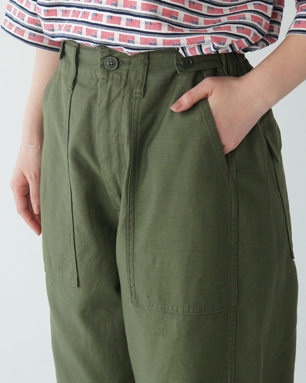 ORDINARY FITS オーディナリーフィッツ ジェームス ファティーグ パンツ バックサテン ミリタリー JAMES FATIGUE BACK SATIN 101J-02-125 【クーポン対象外】【送料無料】