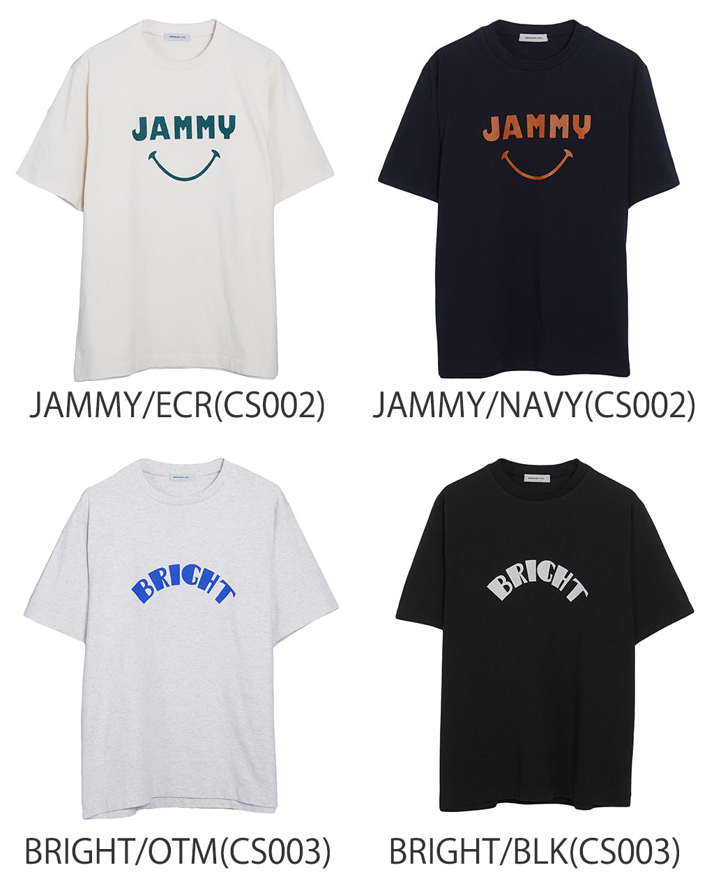 ORDINARY FITS オーディナリーフィッツ プリントTシャツ 半袖 レトロプリント ロゴ PRINT T-SHIRTS CS002-125 CS003-125