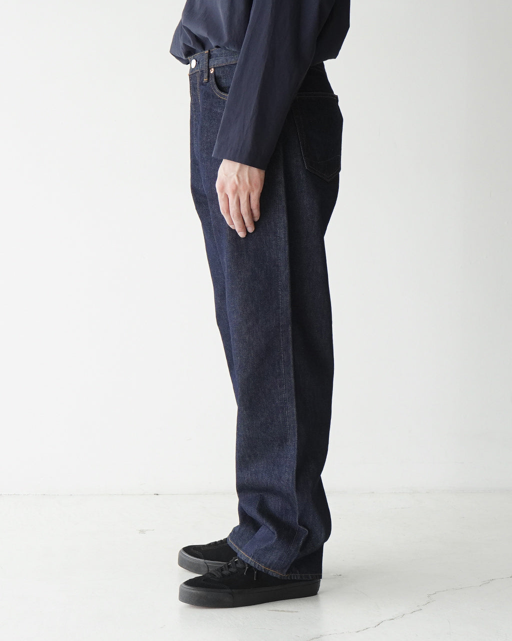 デニムパンツ 101 DAD'S FIT DENIM PANTS ダッズフィット ジーンズ ジーパン フルレングス ボトムス 01-1010W-81