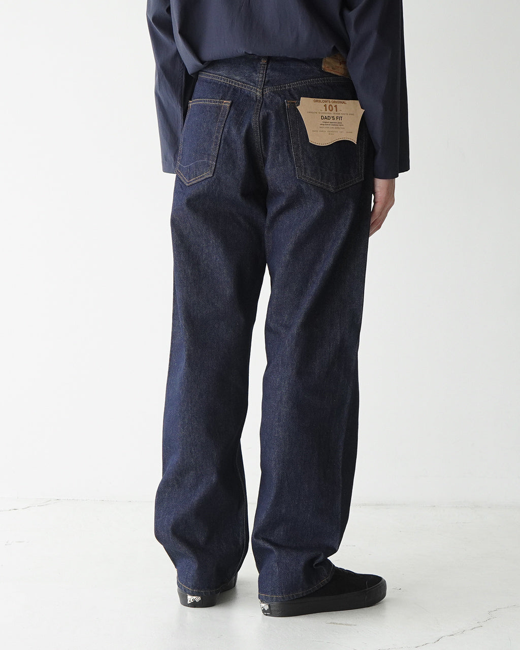 デニムパンツ 101 DAD'S FIT DENIM PANTS ダッズフィット ジーンズ ジーパン フルレングス ボトムス 01-1010W-81