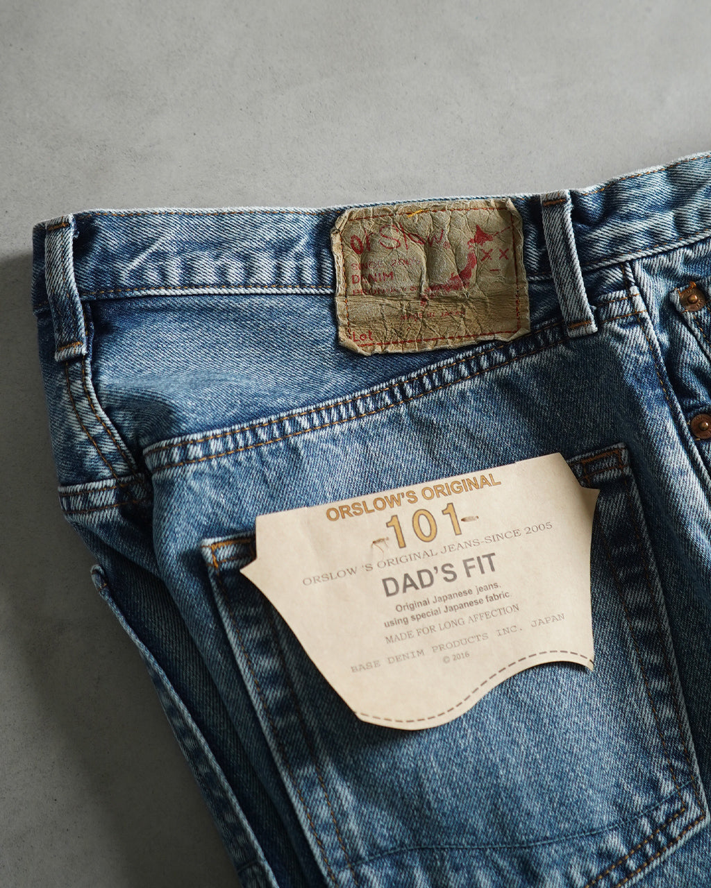 デニムパンツ 101 DAD'S FIT DENIM PANTS 101ダッズフィット ジーンズ ジーパン フルレングス ボトムス 01-1010W-95
