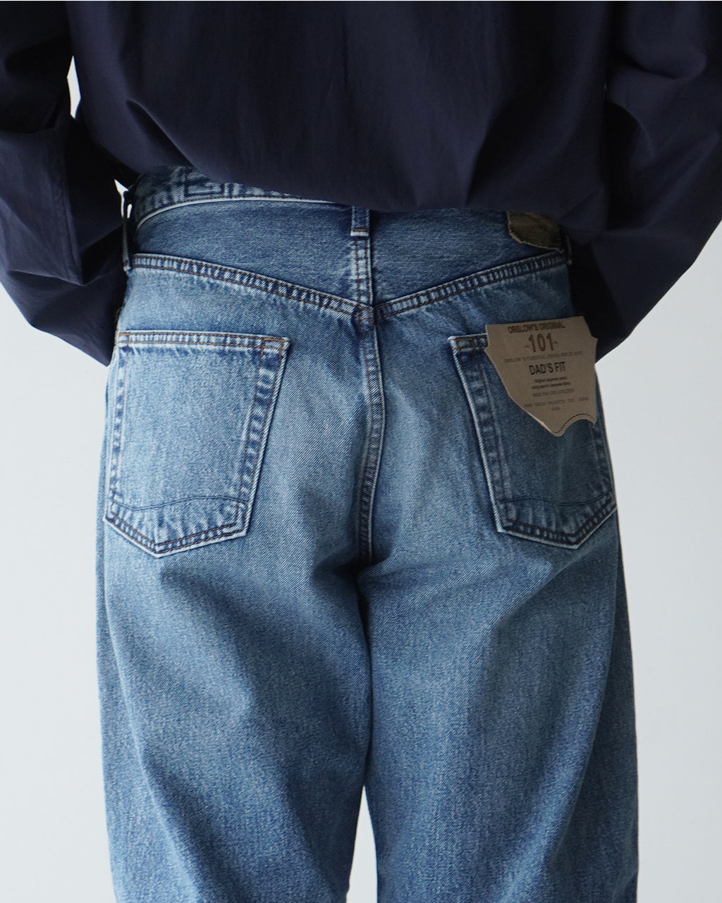デニムパンツ 101 DAD'S FIT DENIM PANTS 101ダッズフィット ジーンズ ジーパン フルレングス ボトムス 01-1010W-95