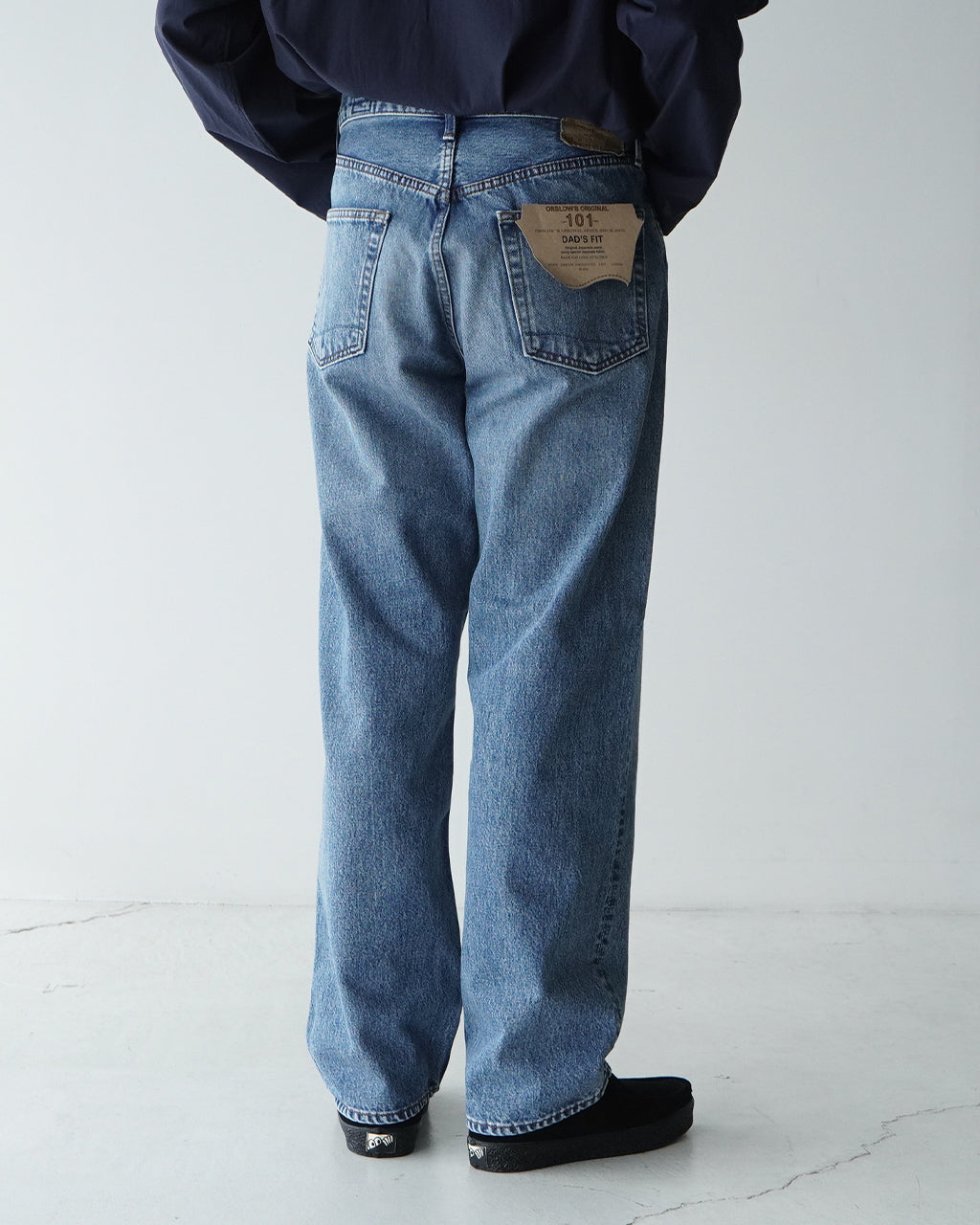 デニムパンツ 101 DAD'S FIT DENIM PANTS 101ダッズフィット ジーンズ ジーパン フルレングス ボトムス 01-1010W-95
