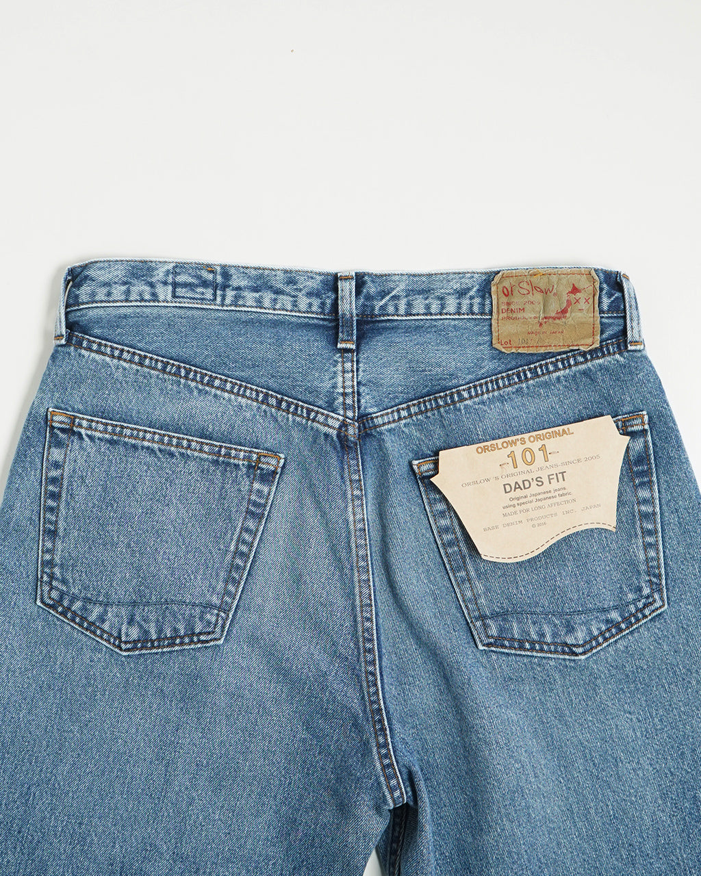 デニムパンツ 101 DAD'S FIT DENIM PANTS 101ダッズフィット ジーンズ ジーパン フルレングス ボトムス 01-1010W-95