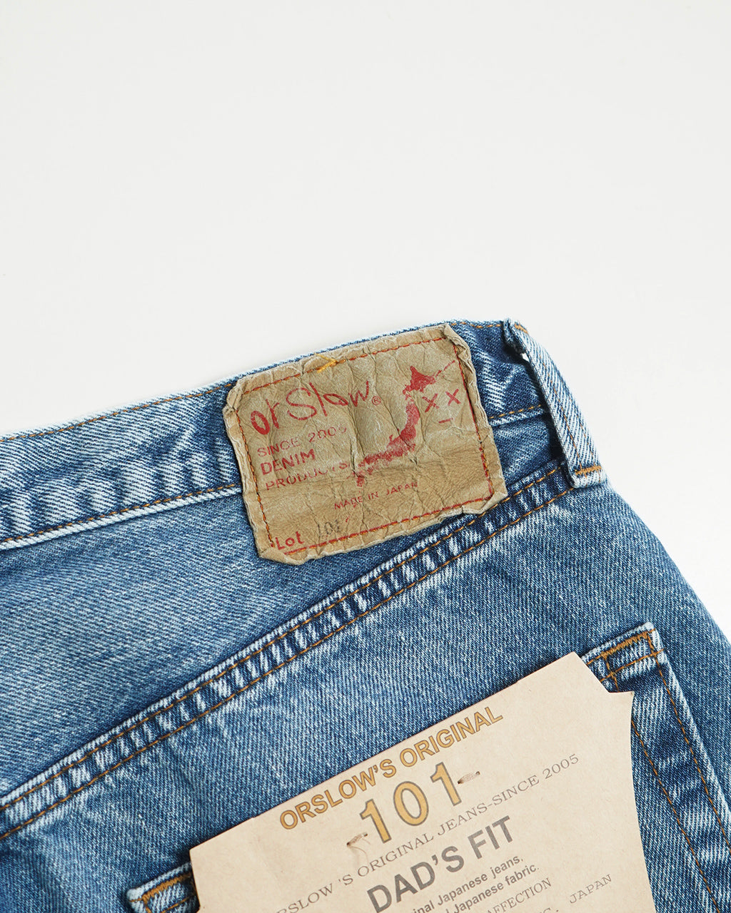 デニムパンツ 101 DAD'S FIT DENIM PANTS 101ダッズフィット ジーンズ ジーパン フルレングス ボトムス 01-1010W-95