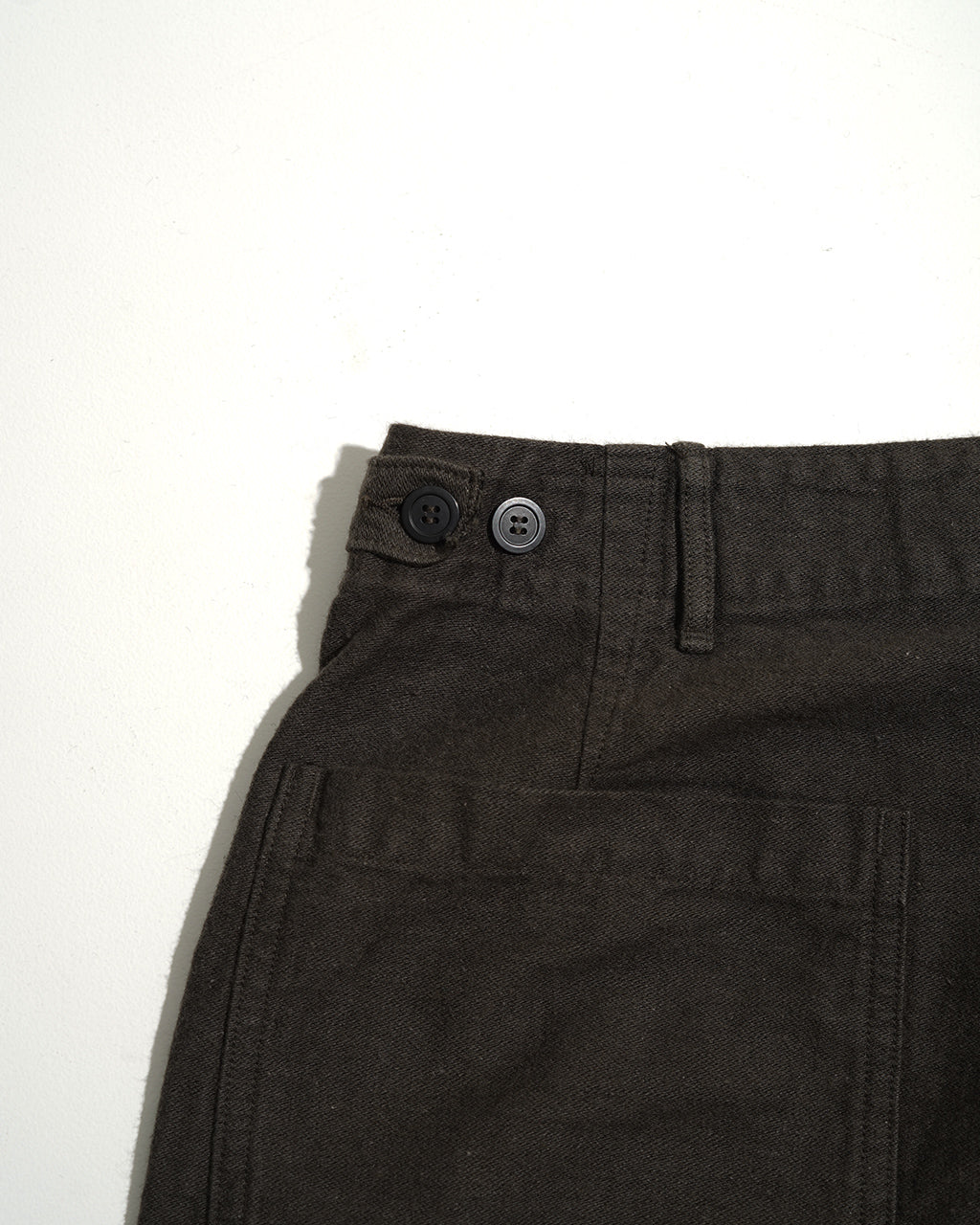 RELAX FIT COTTON LINEN MOLESKIN FATIGUE PANTS 01-5104