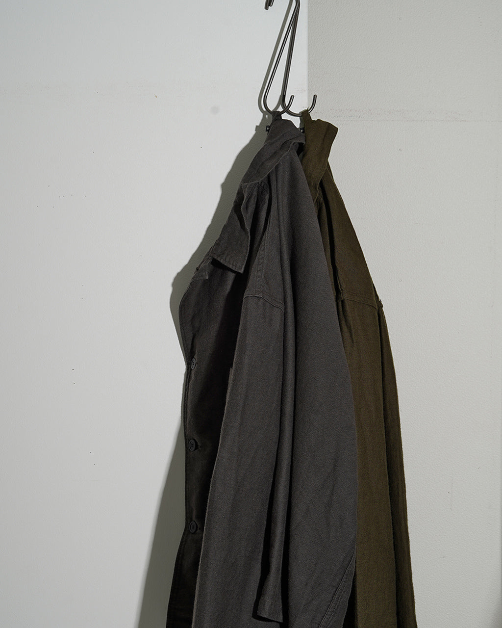 COTTON LINEN MOLESKIN RELAX FIT SIMPLE WORK JACKET 01-6061