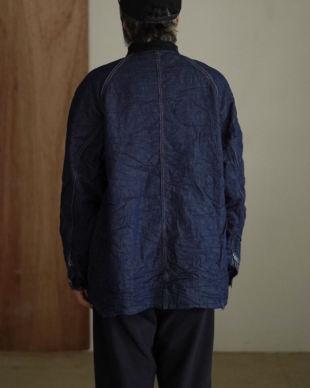 WOOL LINER RELAX FIT DENIM COVERALL 01-6144-81