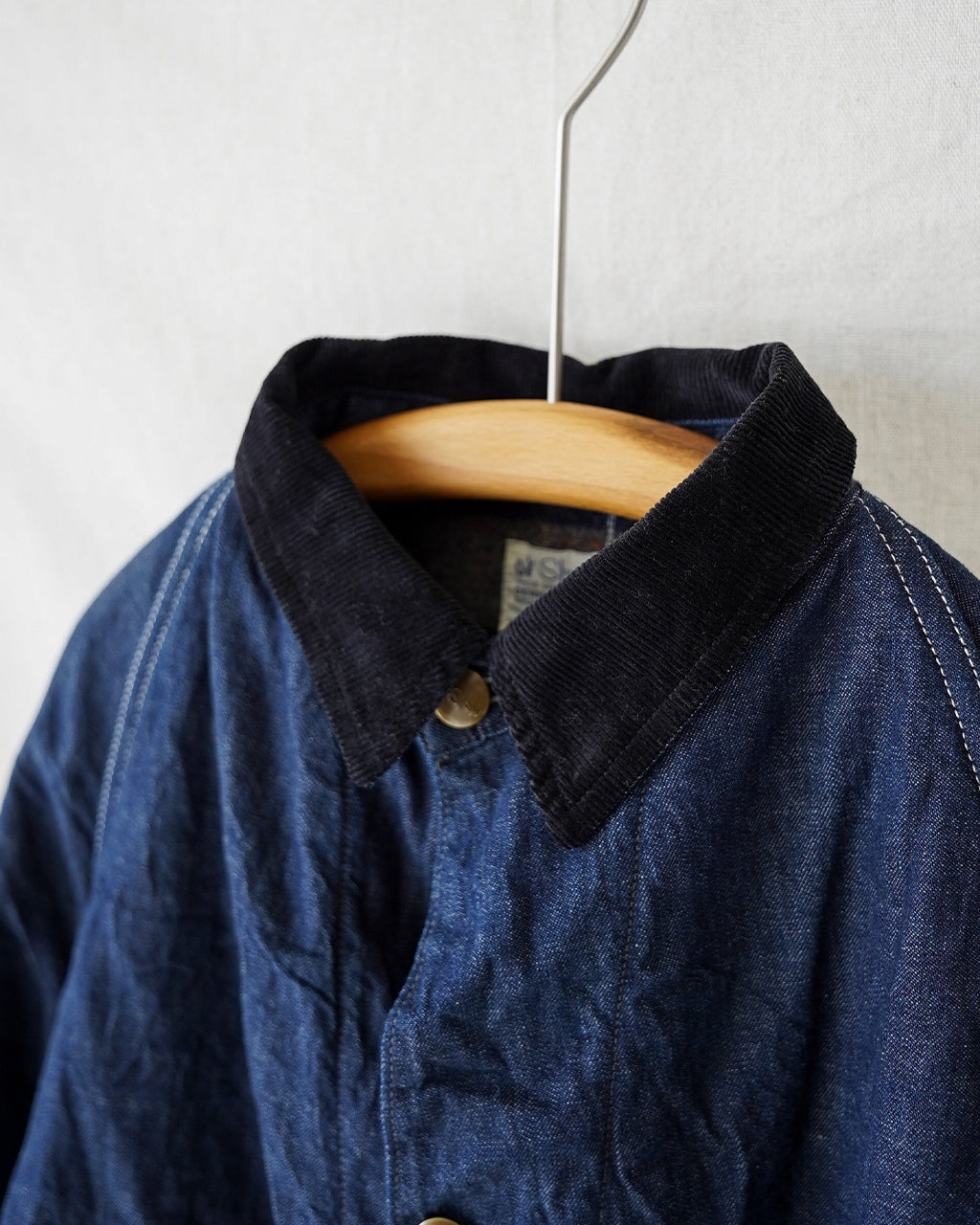 WOOL LINER RELAX FIT DENIM COVERALL 01-6144-81